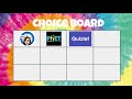 Creating a Choice Board with Google Slides