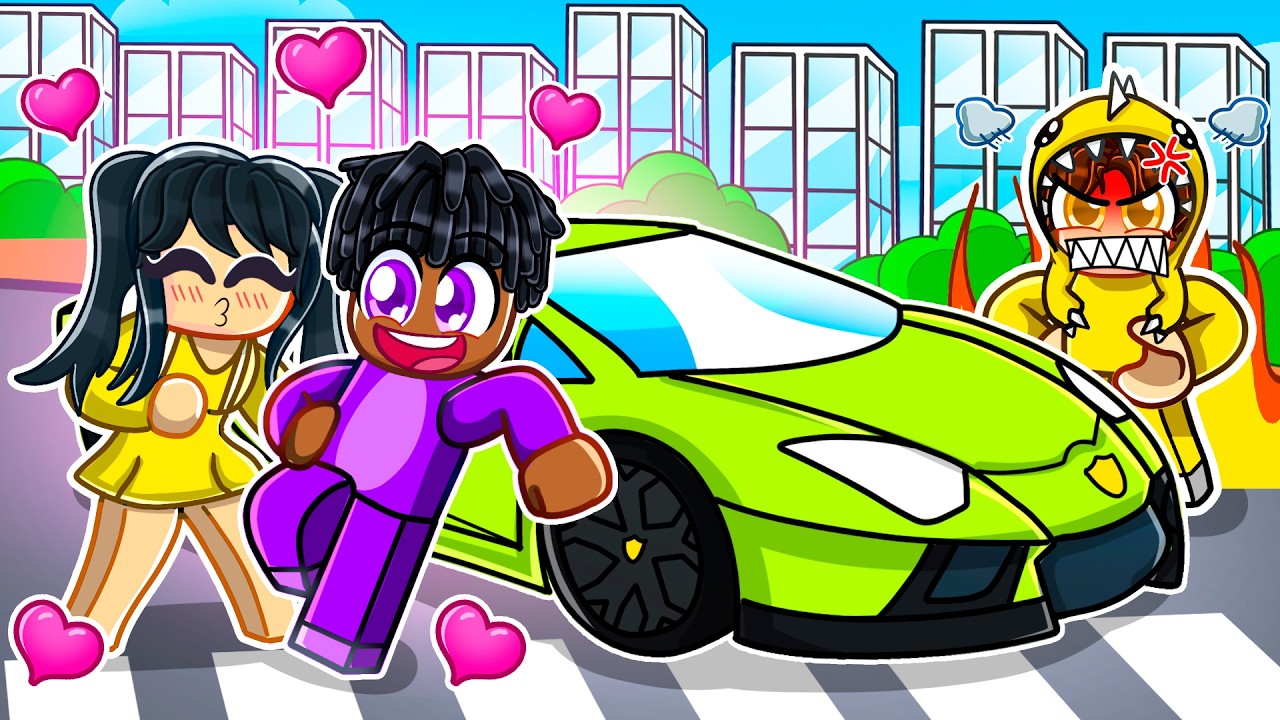 RIZZING My Friends SISTER in Roblox Driving Empire