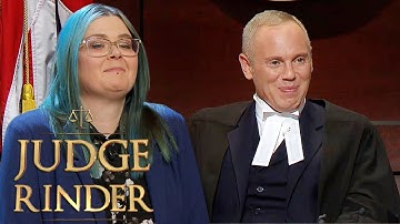 Judge Rinder Struggles to Hold Back Laughter at a Woman