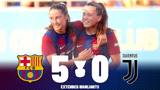 Barcelona vs Juventus Femenino | Highlights | Joan Gamper Trophy 24-08-2023