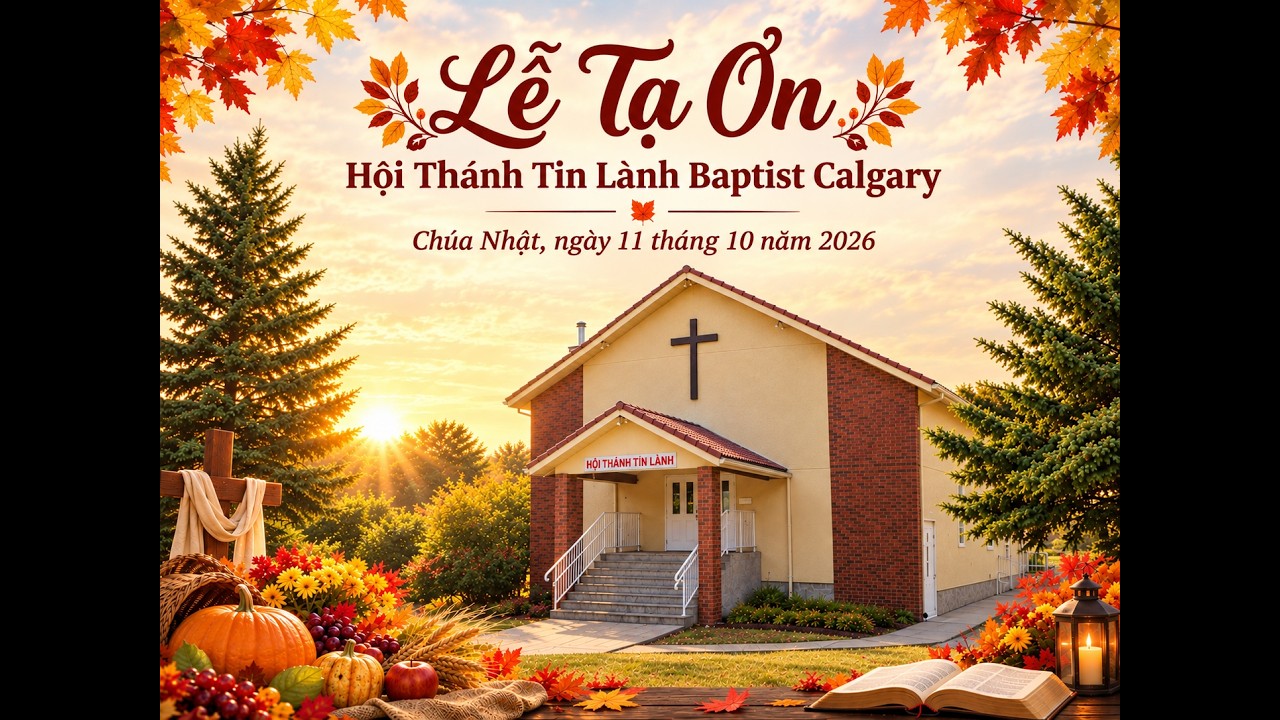 Chủ đề  :    " CẢM TẠ ĐỨC CHÚA CHA "      Thầy  Nguyễn Văn Lành 
Kinh thánh :  Cô-lô-se 1:12

Câu gốc:
“Cảm tạ Đức Chúa Cha, Đấng đã cho anh em đủ điều kiện hưởng phần cơ nghiệp với các thánh đồtrong anh sáng."
                                                                                                                                                                          Cô-lô-se 1:12