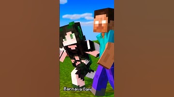 Herobrine Chase Green demon in normal speed |Minecraft animation| #meme #virel #shorts #herobrine