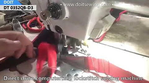 How to use Direct drive computerized lockstitch sewing machine