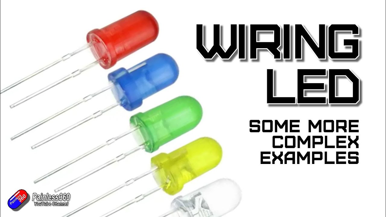 Wiring LED's, a few 'real world' examples - YouTube