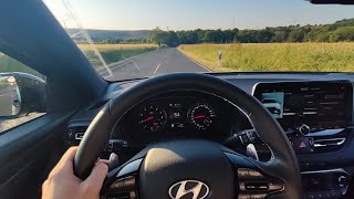 Hyundai I30N POV Fahrt. Erste Polizeikontrolle und direkt ein Bußgeld zahlen?