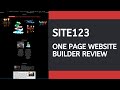 Site123 Review: The One Page Website Builder