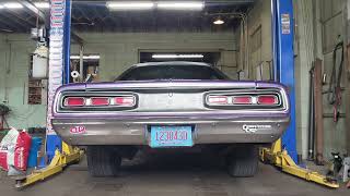 Summit turbo vs Magnaflow glasspack. 440ci 2.5" dual exhaust 70 Coronet