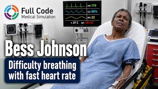 Full Code Medical Simulation #EM-27 🏥 - Difficulty breathing with fast heart rate
