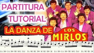 Video thumbnail of "PARTITURA VIOLIN DANZA DE LOS MIRLOS DEL PERU - TUTORIAL PARA TOCAR EN VIOLIN - MUSICA DEL PERÚ"