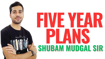Five Year Plans II B Sc Nursing 4th Year II Community Health Nursing - II II Shubam Sir II