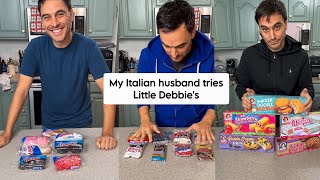 My Italian Husband Tries Little Debbies Vs Hostess Cakes