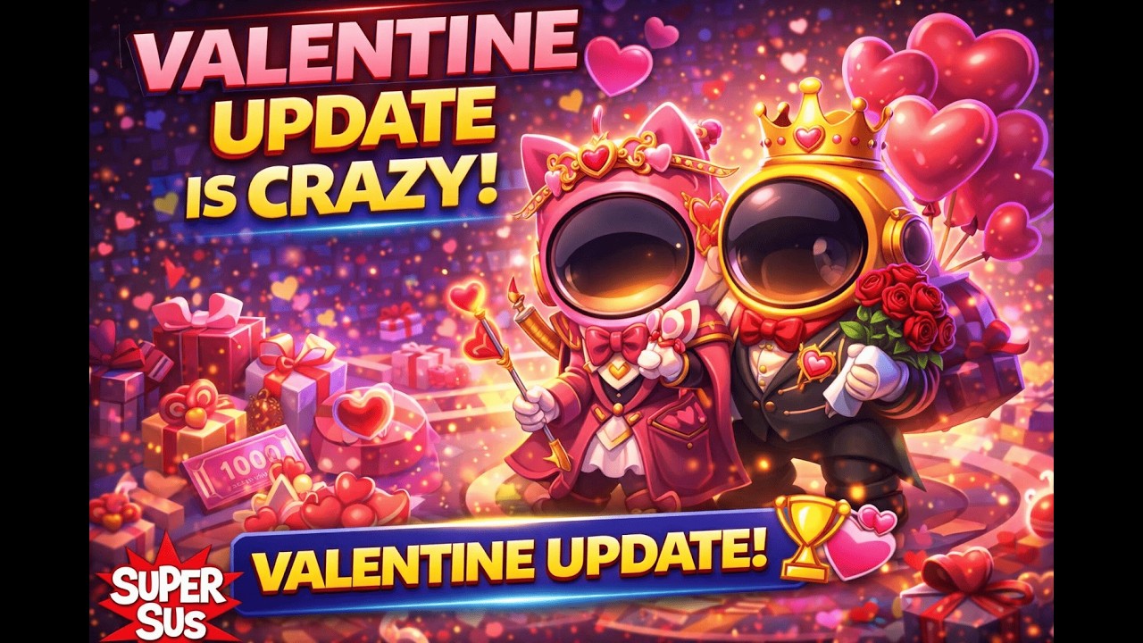 New Valentine Event in Super Sus 😱💘 Everything Added!
