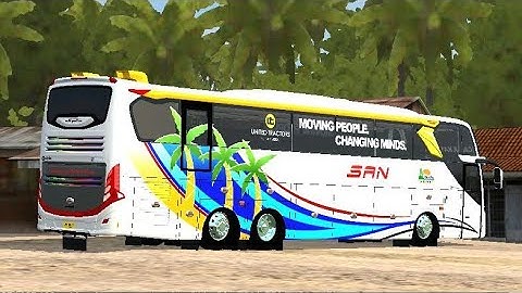 Bus SAN Jetbus 3+ Voyager Mod By MD Creation Reborn Mod Bussid Indonesia