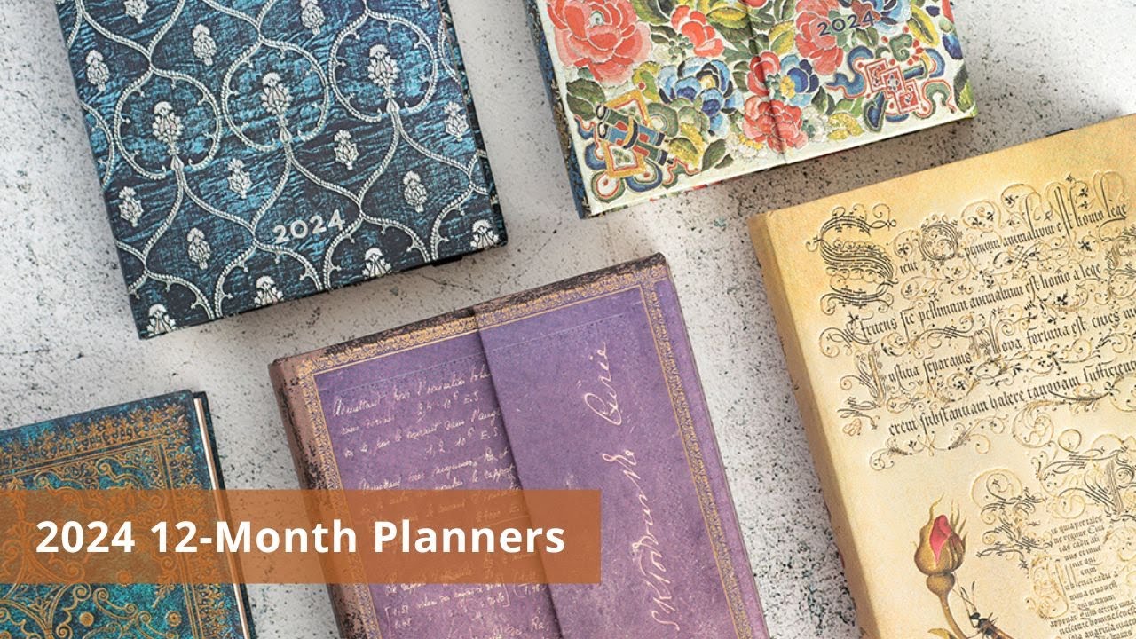 Paperblanks 2024 12-Month Planners 