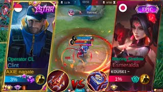 Clint Vs Esmeralda Burst Vs Op Shield