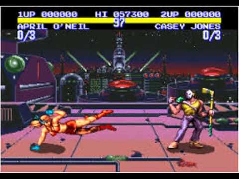 Best VGM Battle Normal 80-  April O' Neil's Stage- Teenage Mutant Ninja Turtles Tournament Fighters