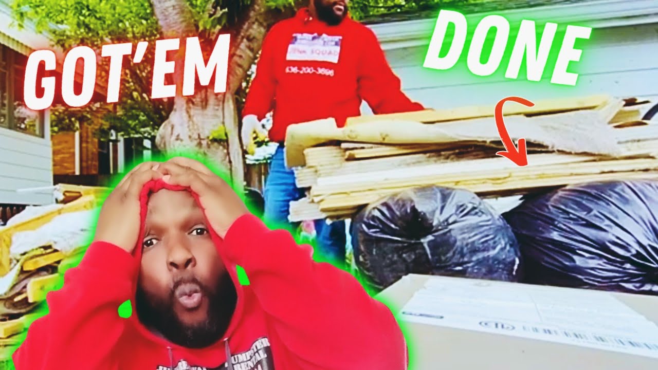 $100 MADE ME OVER 1K IN 1 DAY | SOLO JUNK REMOVAL | JUNK REMOVAL BUSINESS✅