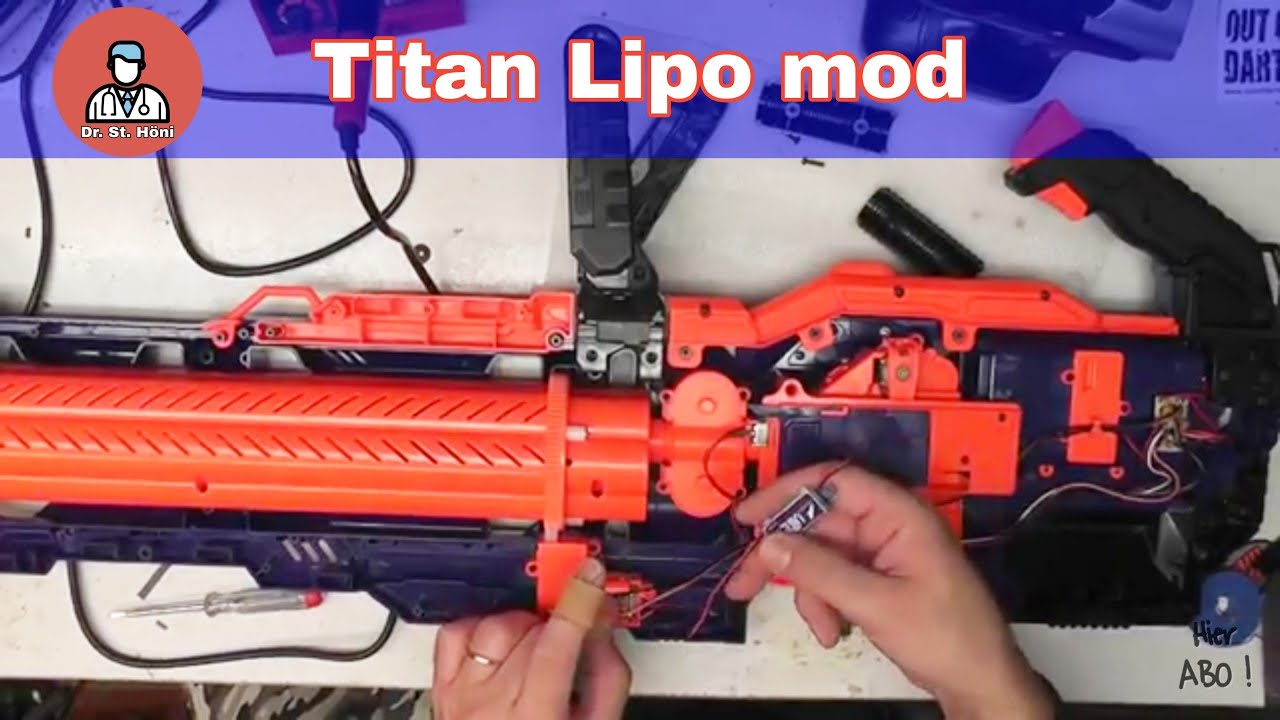 Nerf Titan Cs 50 Mod | Tuning| Leistungssteigerung | Von Dr. St. Höni -  Youtube