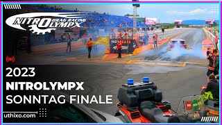 Live | 2023 Nitrolympx Finals & Us Car Treffen - V8 Flames Top Fuel Drag Racing Hockenheimring Nos