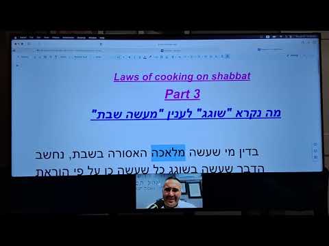 Laws Of Cooking On Shabbat Part 3 Understanding Shogeg On Shabbat Rav Chaim Igal 5785