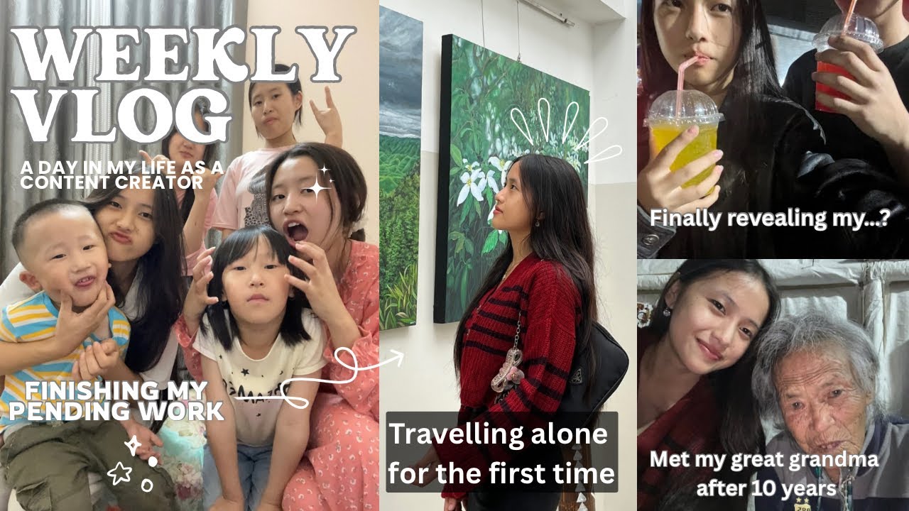 WEEKLY VLOG | Episode 3 | Life of a Content Creator 🧚‍♀️💗