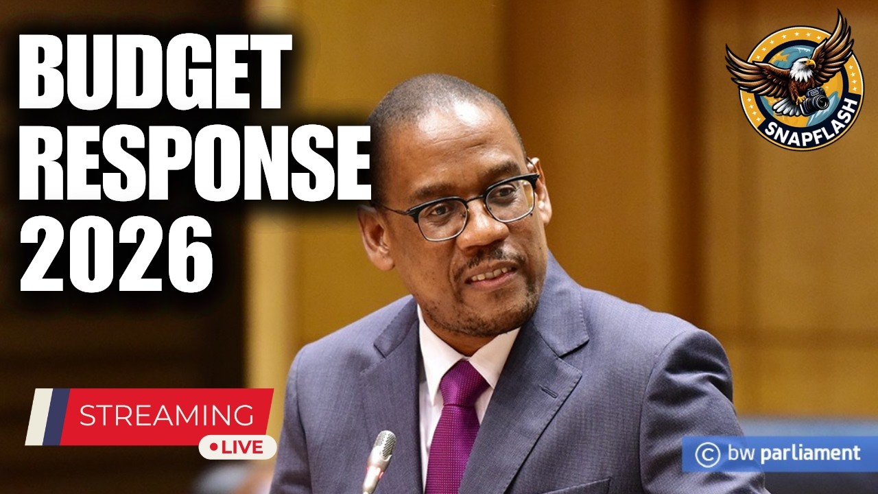 Opposition Leader Dumelang Saleshando Responds to 2026/2027 Budget Speech | Watch Live