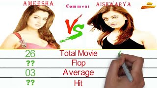 Ameesha Patel vs Aishwarya Rai Biography Comparison | Aktar Entertainment.