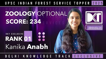 UPSC IFS Exam 2024 | Strategy For Zoology Optional | By Kanika Anabh , Rank 1 UPSC IFoS Exam 2024