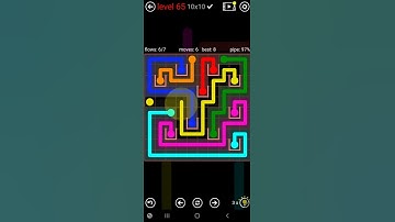 How To Solve Flow Free Pockets Pack Level 65 10x10 Board Harder Walk Through Solution Walkthrough