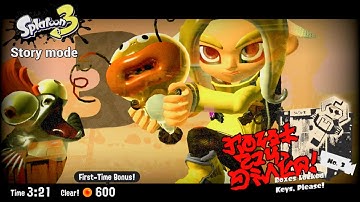 Splatoon 3 Story mode - Boxes Locked! Keys, Please! Stage No.3 Prologue