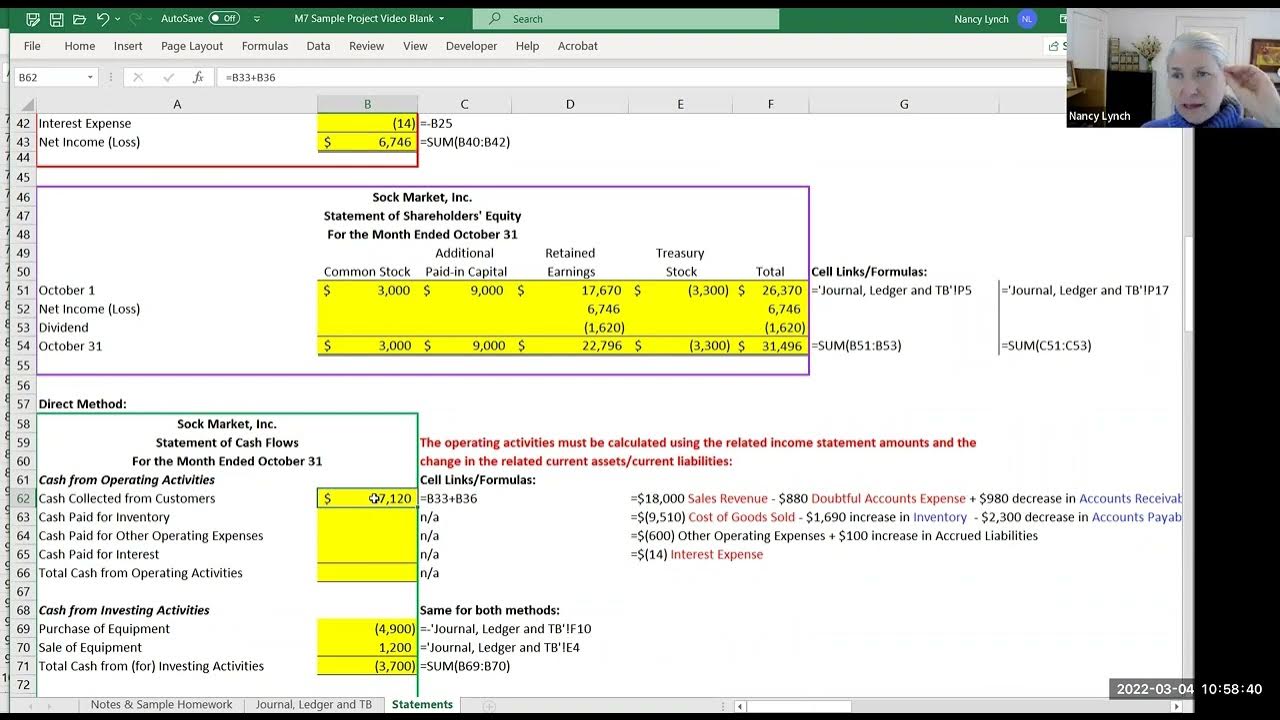 Cash Collected from Customers YouTube