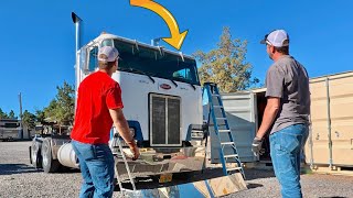 I cut up my Peterbilt cabover to fix a major problem..