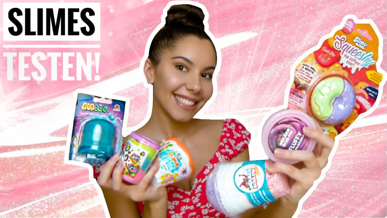ICH teste die VERSCHIEDENSTEN SLIMES!🤪 + SLIMESMOOTHIE | Valeria Greb