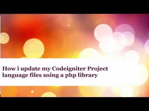 How I Easily Translate My Codeigniter Project Files