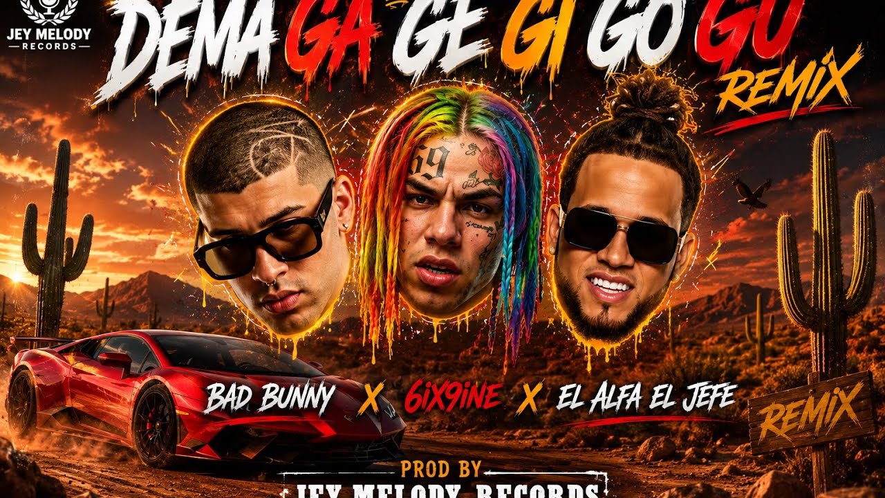 Dema Ga Ge Gi Go Gu | Remix - 6ix9ine ❌ El Alfa El Jefe ❌ Bad Bunny ( Concept Video )