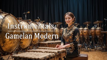 Traditional Gamelan Instruments Creating Futuristic Music