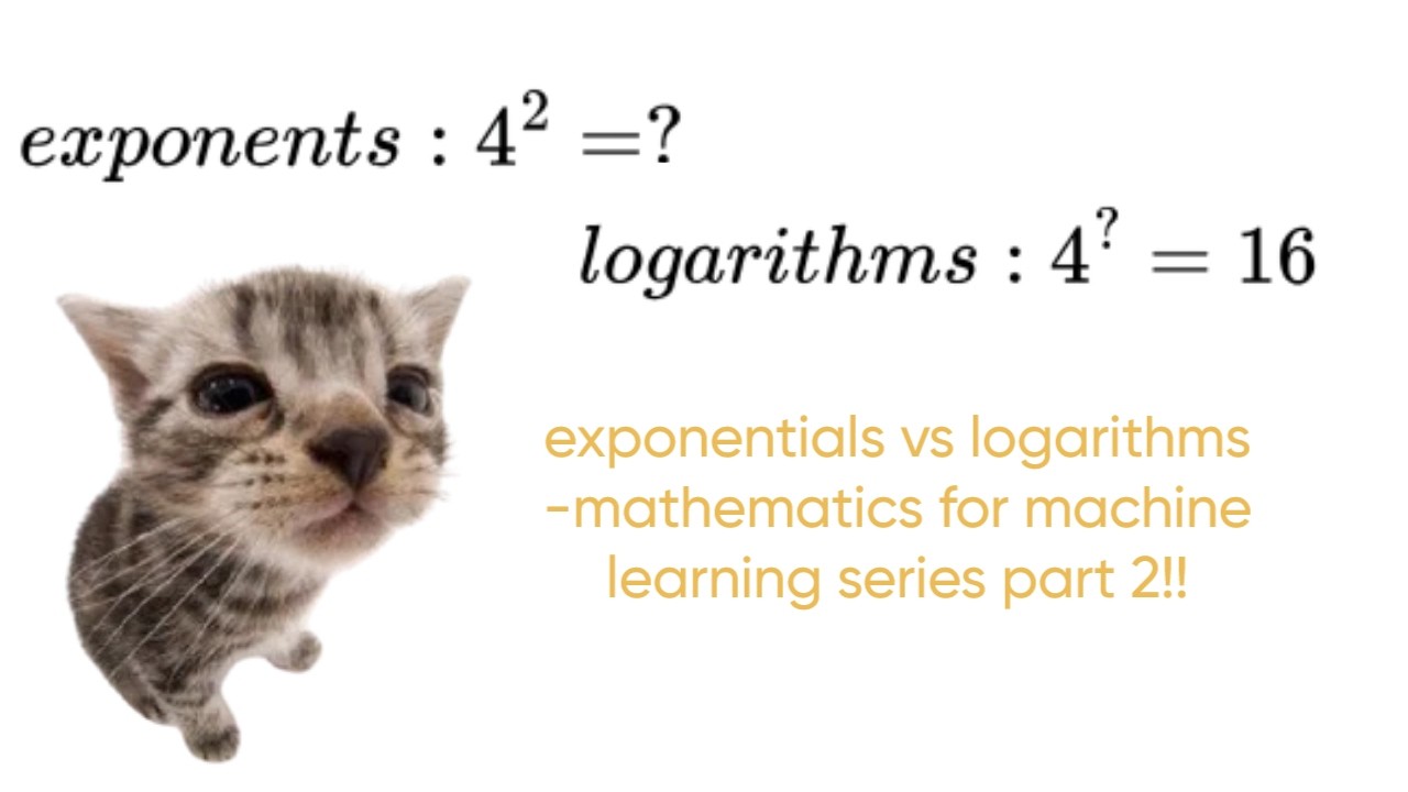 How to solve exponents and logarithms + relevance in AIML! | Mathematics for Machine Learning part 2