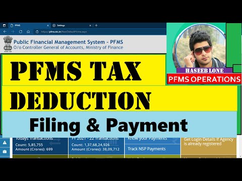 PFMS TAX Deduction Filing & Payment in EAT Module |Concept of Holding Bank Account