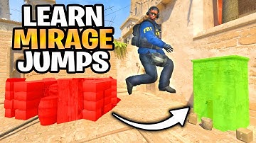 CS2 Mirage Movement: Palace, Van, Short Jump