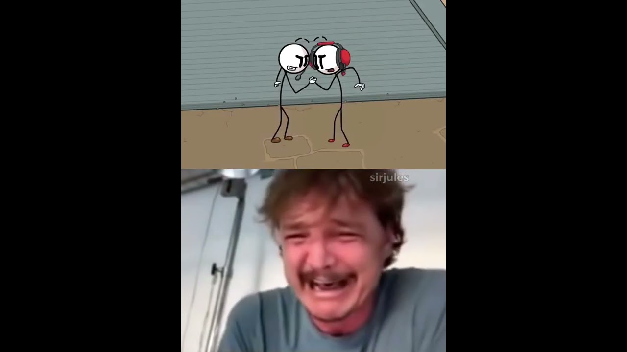 Pedro Pascal Crying Henry Stickmin