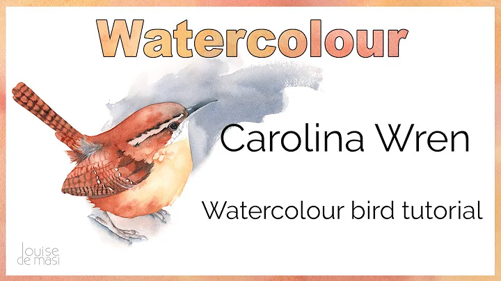 Watercolor Bird Tutorial // Carolina Wren