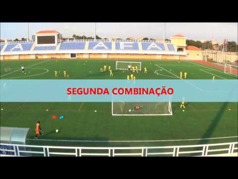 Ejercicios de Finalización de la Escuela de Fútbol Base AFA Angola (Parte-2)