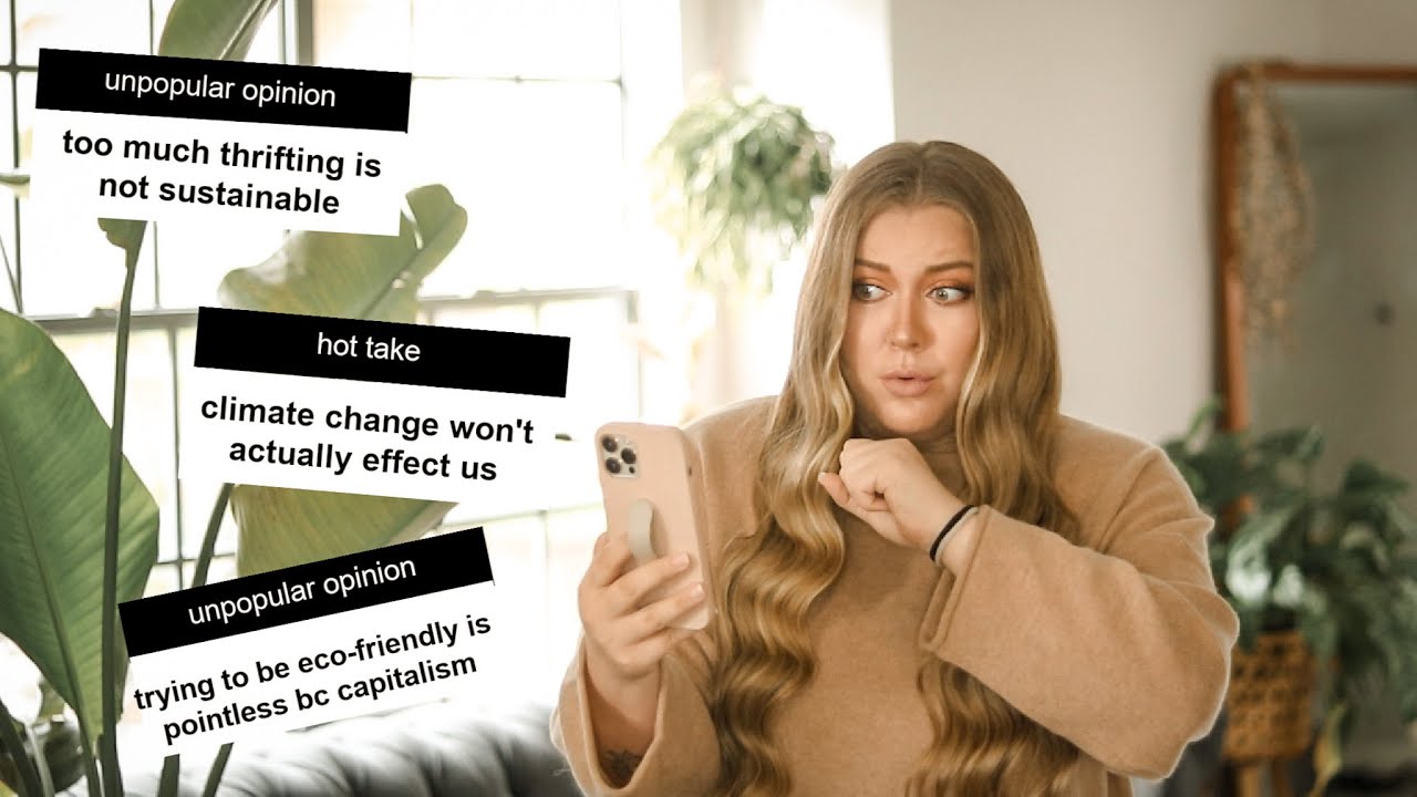REACTING to? HOT TAKES? about zero waste/environmentalists