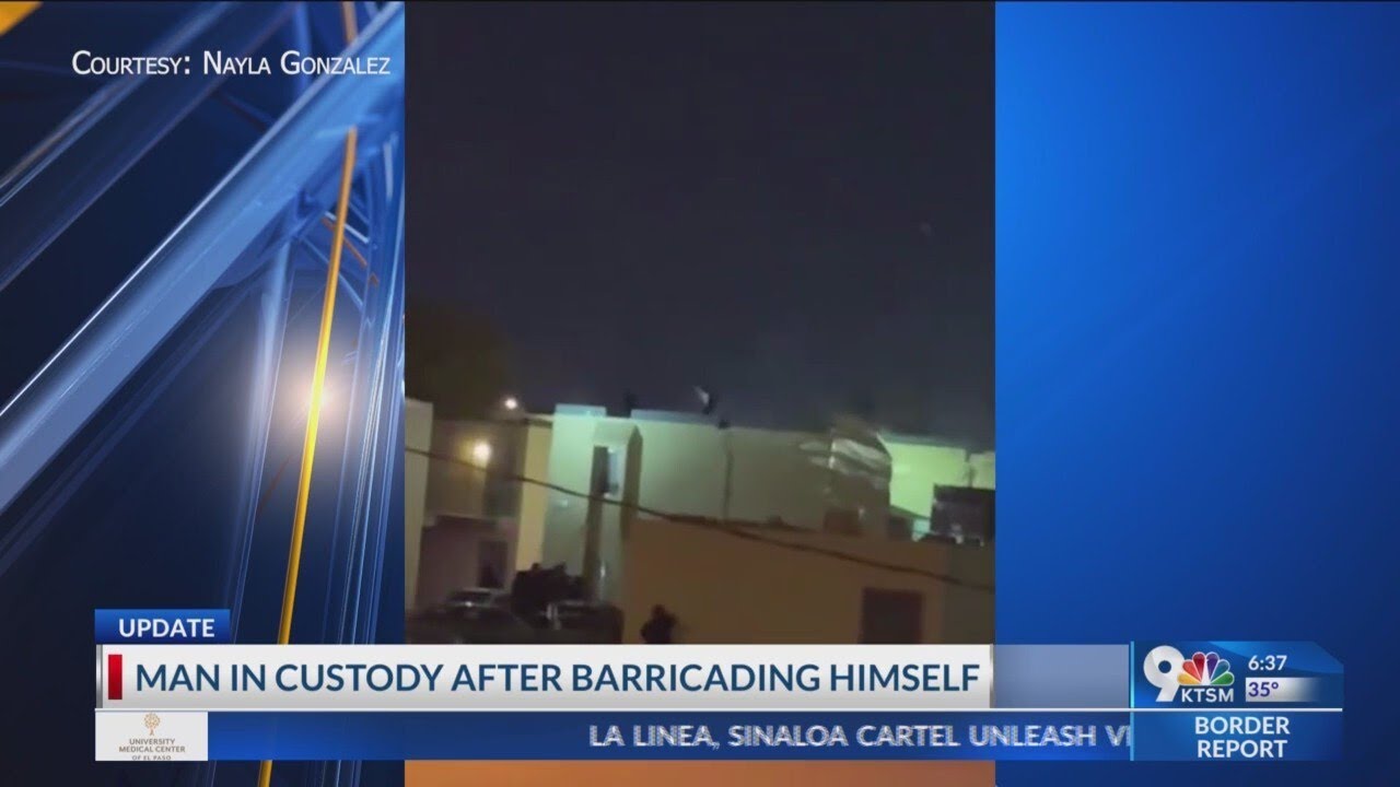 Man in custody after barricading himself in East El Paso apartment ...