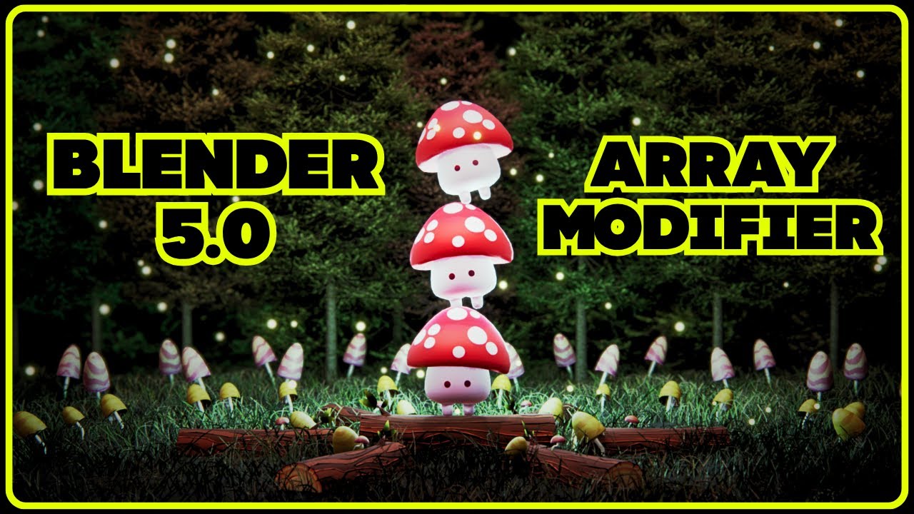 Blender 5.0's ARRAY Modifier Tutorial (Full Breakdown) - YouTube