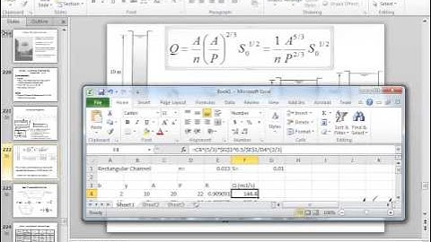 CE 331 - Class 22 (3/6/2013) - Partially Full Circular Pipe
