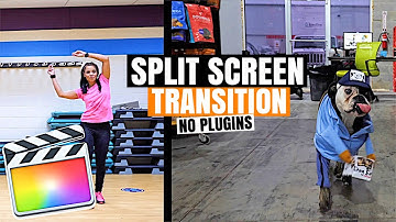 Super Cool Split Screen Transition Effect - Final Cut Pro X Tutorial (No Plugins Needed)