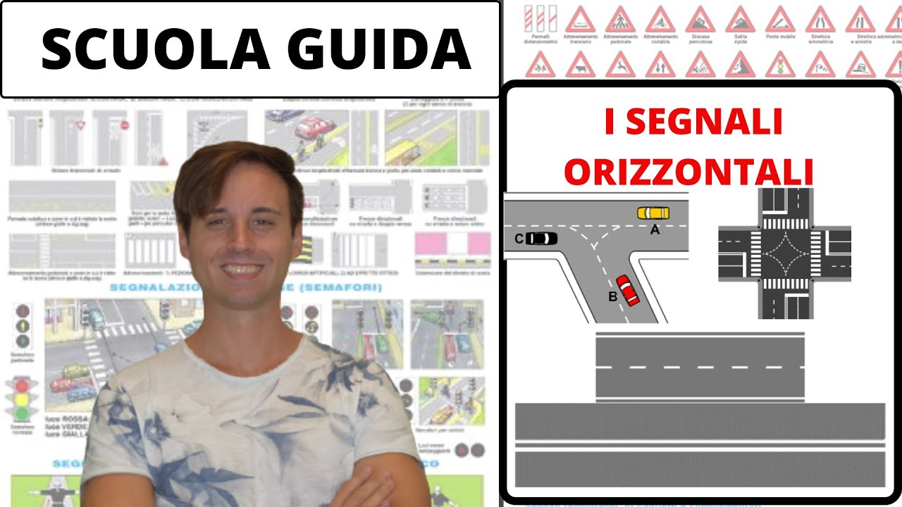 I segnali orizzontali - autoscuola serena