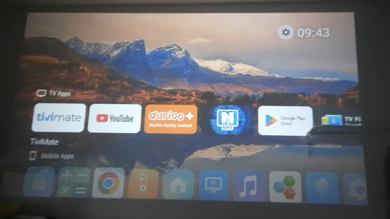 Projector Launcher Install launcher baru Android projector HY300 || home skrin yang baru ...