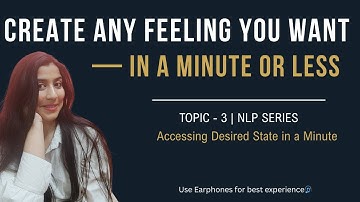 Topic 3 | nlp full course | nlp Techniques in hindi | subconscious mind reprogramming | Aakriti #nlp
